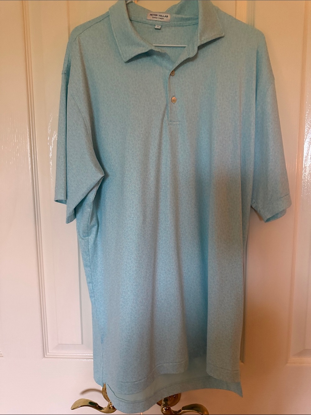 Peter Millar Light Blue Men's Polo Shirt